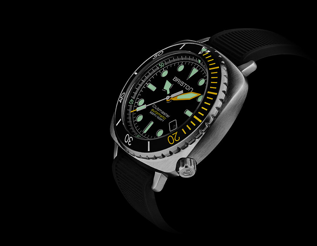 Clubmaster Diver Pro Acero - Amarillo