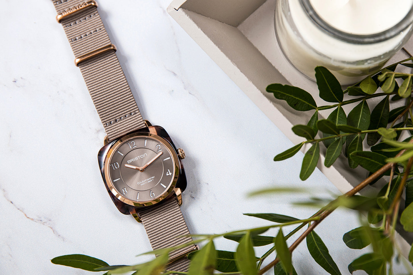 Clubmaster Chic Acetato - Gris Taupe - Oro Rosa