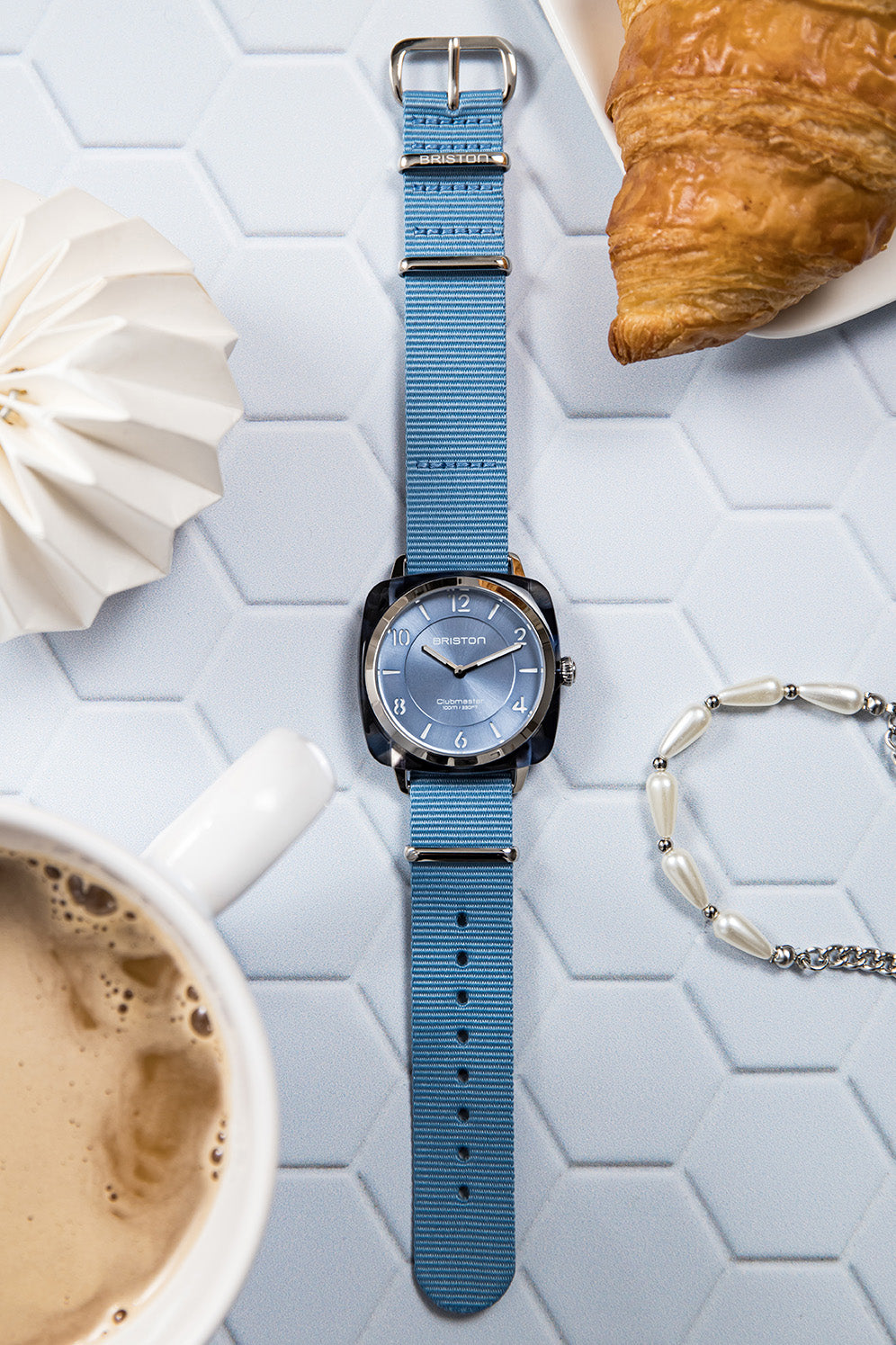 Clubmaster Chic - Azul Hielo - Plata