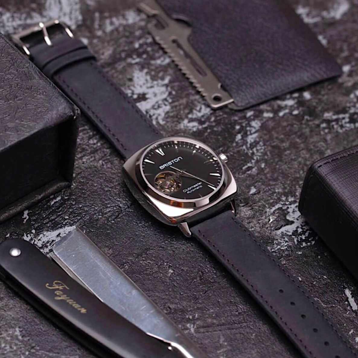 Clubmaster Iconic Acero - Negro