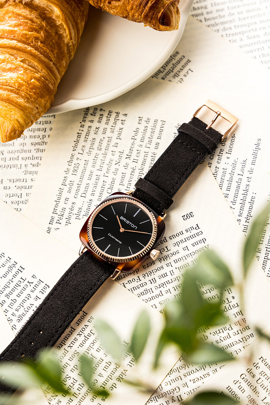 Clubmaster Elegant Acetato - Negro - Oro Rosa