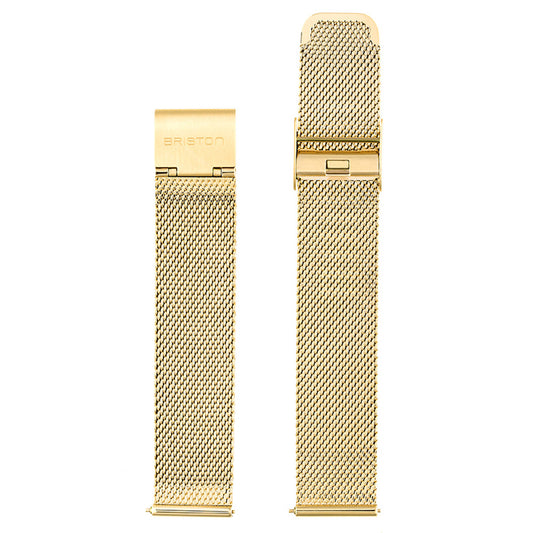 Correa de Malla Milanesa 20 mm - Oro